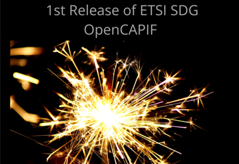 1st Release of SDG OpenCAPIF