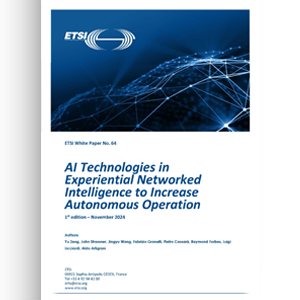 AI Technologies in Experiential Networked Intelligence to Increase Autonomous Operation